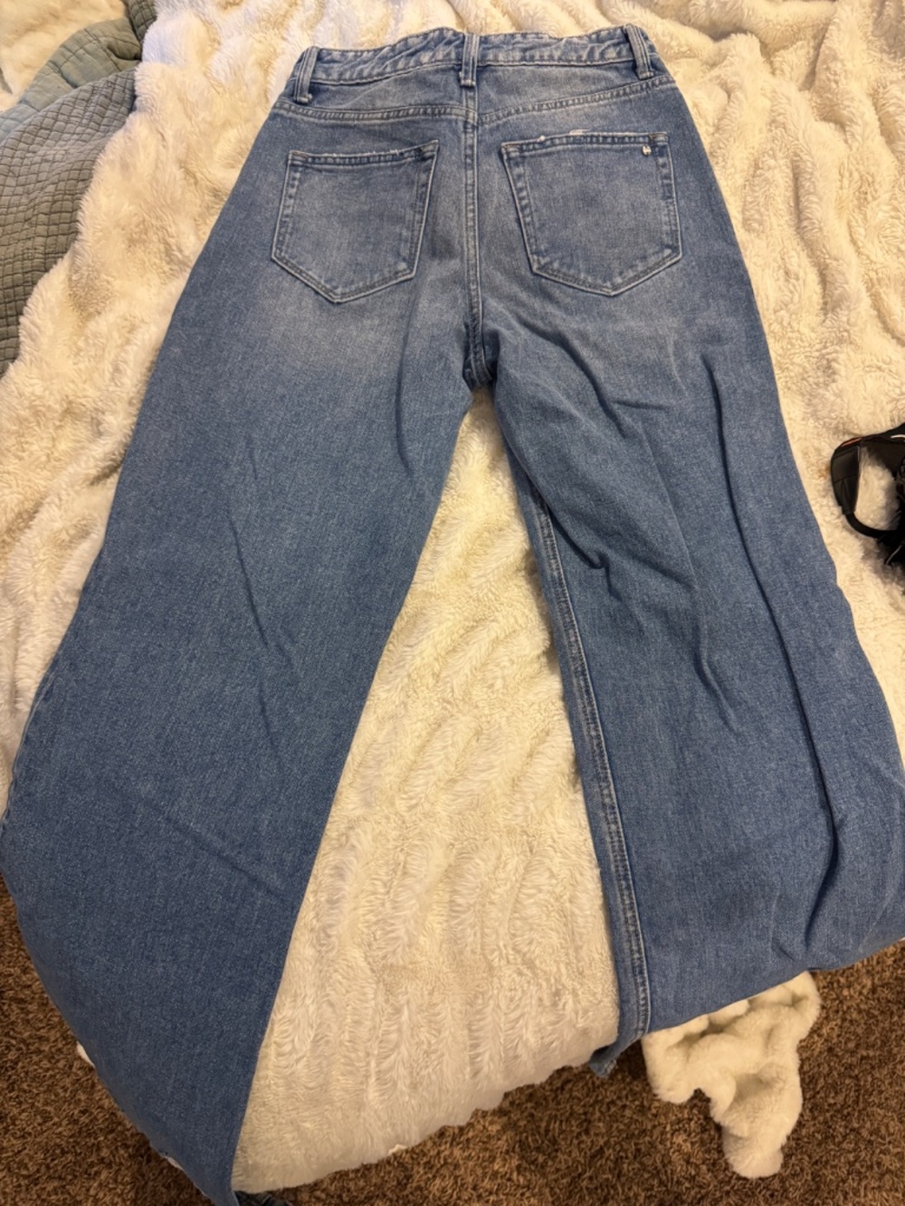 Mica Medium Wash Straight Fit High Rise Jeans - Picture 3 of 8